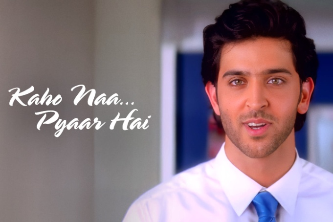 Hrithik Roshan in a still Kaho Naa.. Pyaar Hai