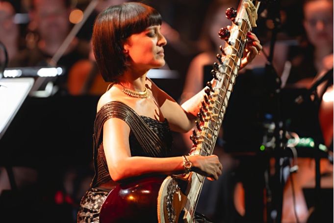 Anoushka Shankar in a still from her concert