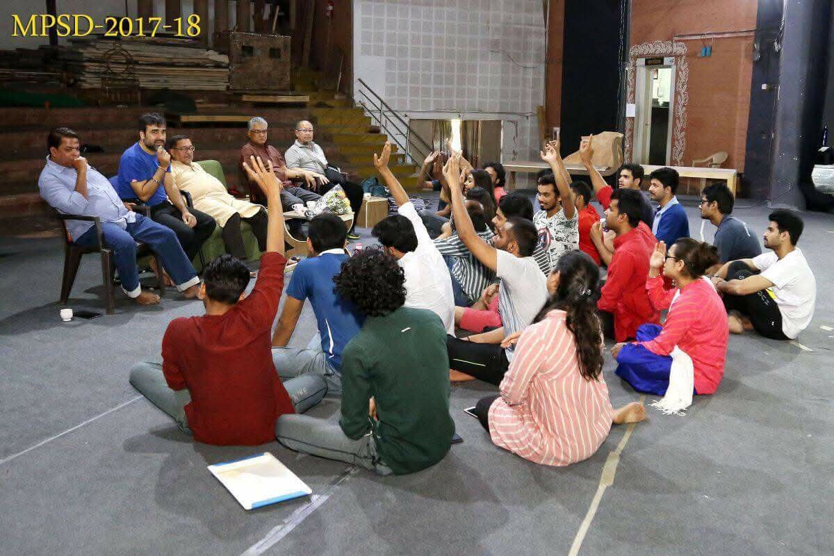 Pankaj Tripathi At An Acting Workshop