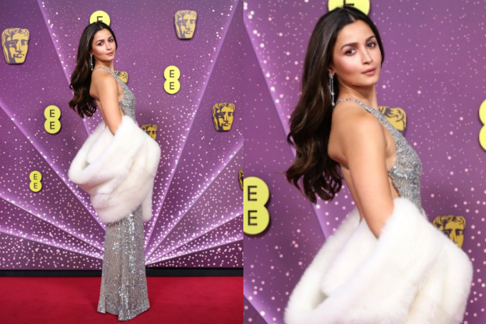 BAFTA Awards 2026: Alia Bhatt Sparkles On The Red Carpet In A Silver Gucci Gown