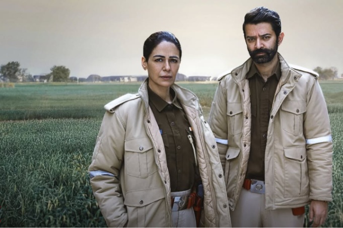 Barun Sobti and Mona Singh in a still from Netflix show 'Kohrra'