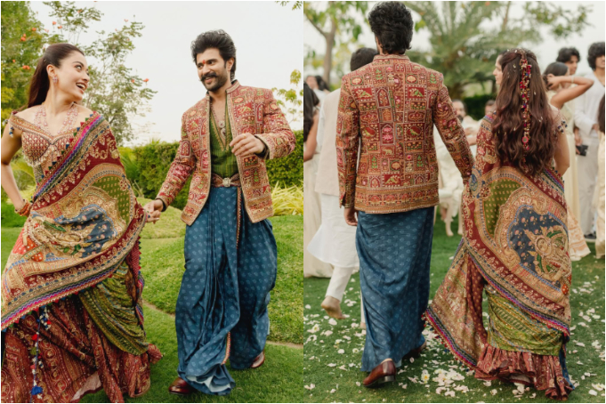 Rashmika Mandanna, Vijay Deverakonda’s Mehendi Look Incorporated Tanjore Art, Reveals Stylist Ami Patel