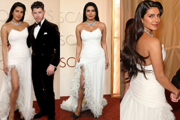 Oscars 2026: Priyanka Chopra Stuns In A Dior Creation On The Red Carpet; Exudes Old Hollywood Glamour