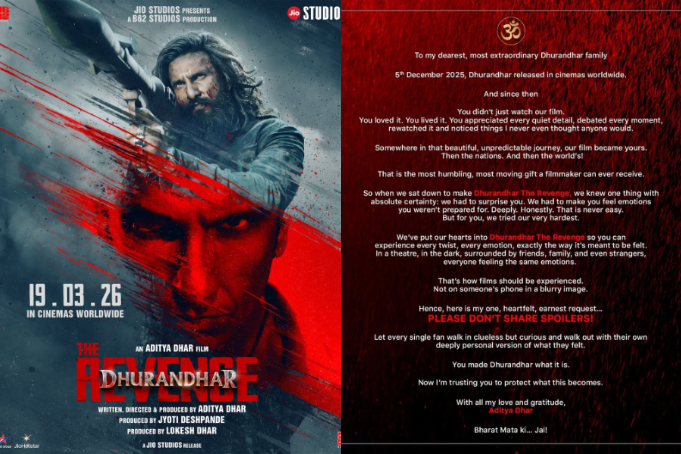 Aditya Dhar Pens Emotional Note As The Climax Of ‘Dhurandhar 2’ Is Leaked Online