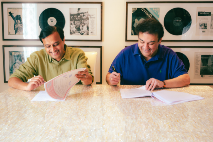 Sujal Parekh (CBO, ZMC) and Adnan Sami