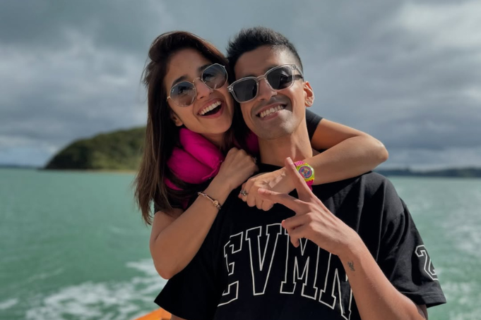 Shweta Tripathi and Chaitanya Sharma 