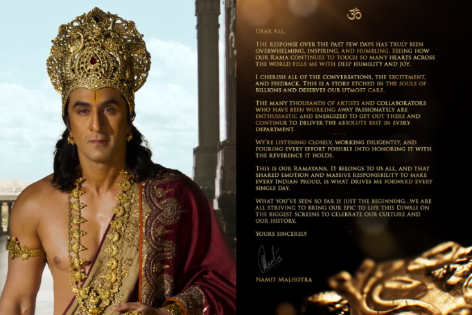 ‘Ramayana’ Producer Namit Malhotra Promises That Ranbir Kapoor, Sai Pallavi’s Film Will Honor The Reverence of the Epic; Terms it ‘Massive Responsibility’
