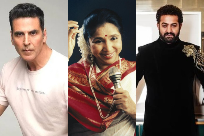 RIP Asha Bhosle: Shah Rukh Khan, Akshay Kumar, Jr NTR, Chiranjeevi, Sanjay Dutt and Other Stars Pay Tribute to the Legend on Social Media