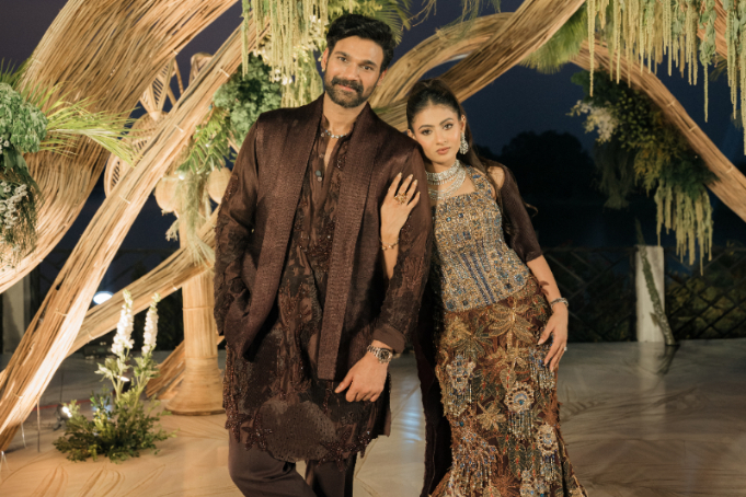 The couple met through a common friend