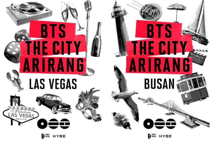 BTS Promises Fans Immersive Experiences With ‘BTS THE CITY ARIRANG LAS VEGAS’ and ‘BTS THE CITY ARIRANG BUSAN’