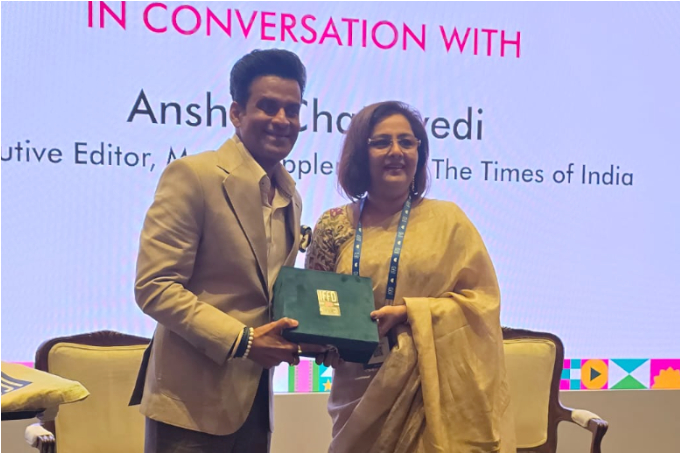 Manoj Bajpayee with Vani Tripathi Tikoo at IFFD 2026