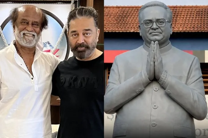 Rajinikanth, Kamal Haasan Pay Emotional Tribute To S. P. Balasubrahmanyam As The Late Singer Gets 10-foot-long Statue At Palakkad
