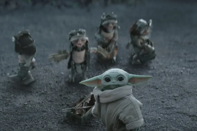 Grogu and the Anzellans in "Star Wars: The Mandalorian And Grogu" (Walt Disney Studios Motion Pictures)