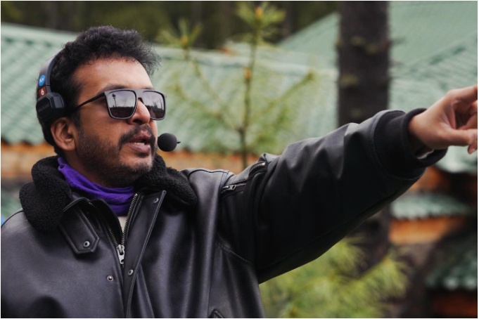 Pulkit on the sets of 'Kartavya'