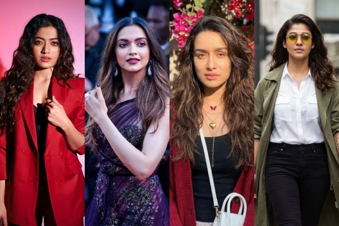 (L-R) Rashmika Mandanna, Deepika Padukone, Shraddha Kapoor, Nayanthara