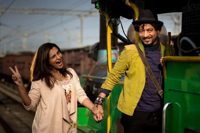 Parvathy and Irrfan Khan in 'Qarib Qarib Singlle'