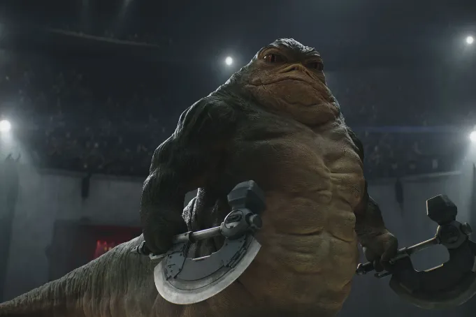 Rotta The Hutt in "Star Wars: The Mandalorian And Grogu" (Walt Disney Studios Motion Pictures)