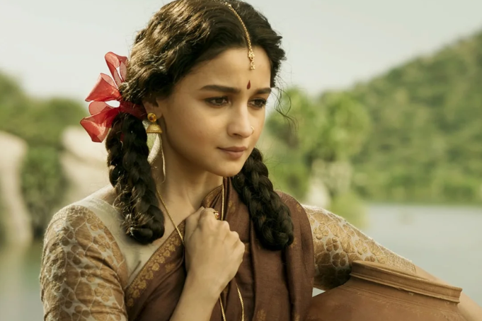 Alia Bhatt in a still from RRR