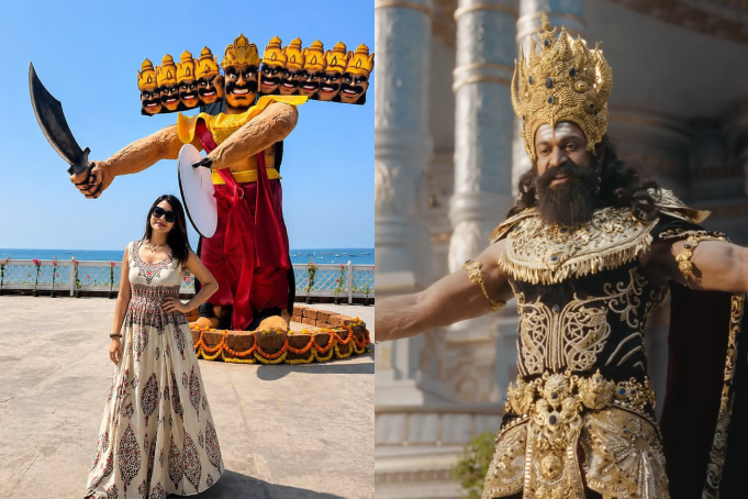 ‘Ramyana’: Yash’s Wife Radhika Pandit Poses With 10-Headed Ravana But It’s Not Her Husband