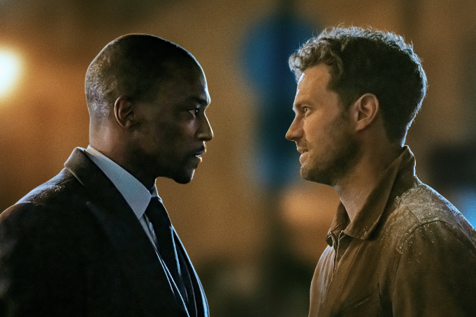 ‘12 12 12’: First Look at Anthony Mackie’s FBI Agent Pursuing Jamie Dornan’s Criminal Mastermind in Apple TV’s Upcoming Heist Series