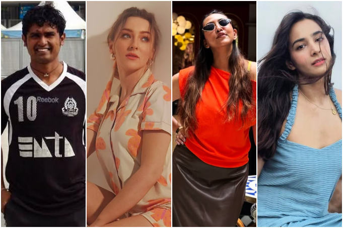 (L-R): Dipendu Biswas, Alexandra Taylor, Tanushree Roy Das, Srijla Guha