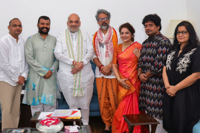 'Hanuman Ansh' Team Meets Amit Shah In Delhi, Discusses Neem Karoli Baba And 'RamBola'