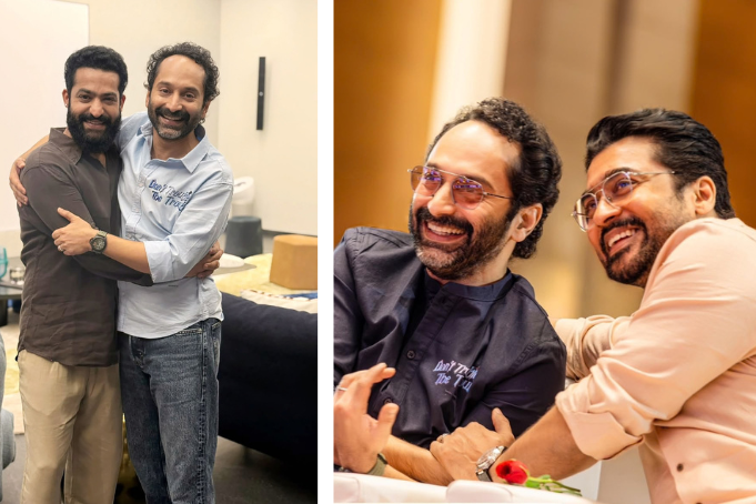 Fahadh Faasil Gets Suriya In Chennai, Jr NTR In Hyderabad For ‘Don’t Trouble The Trouble’