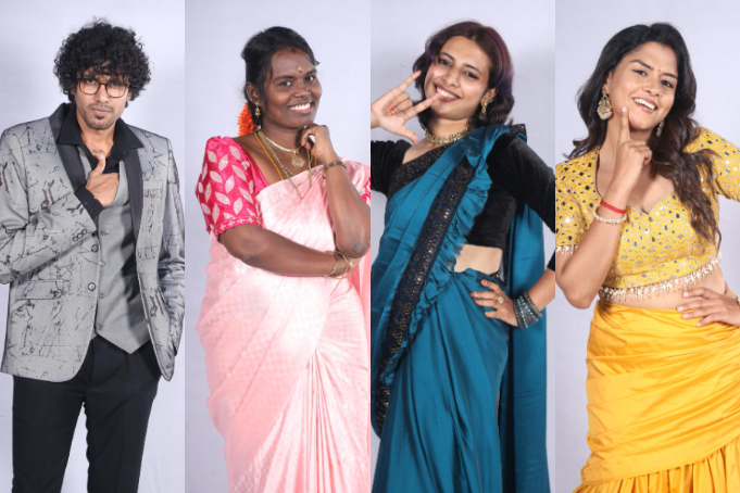 (L-R), Jason Kaushi, Muniyammal, Shama MA, Lakshmi Priya