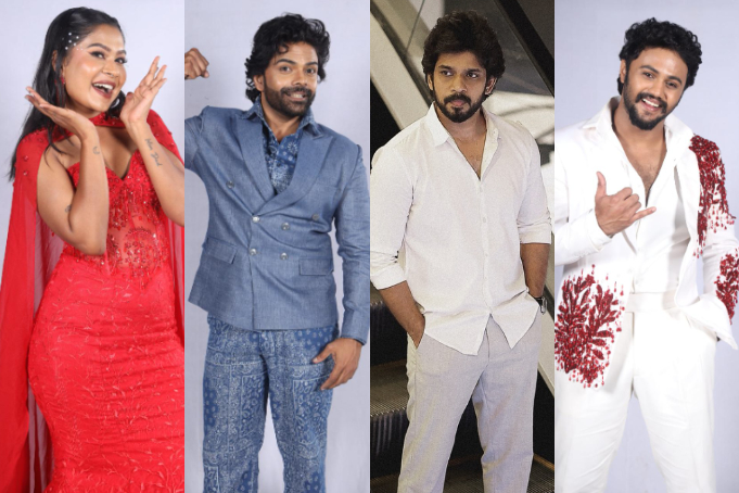 (L-R): Savinya, Raaghav Ranganathan, Kumaran Thangarajan, Avinash Ashok