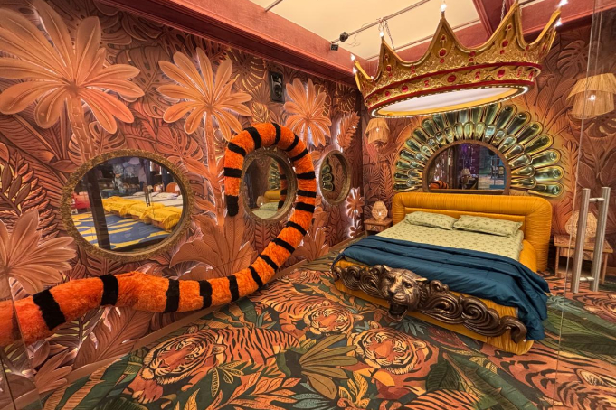 The Royal Bengal touch in the captain's bedroom of 'Bigg Boss Bangla'