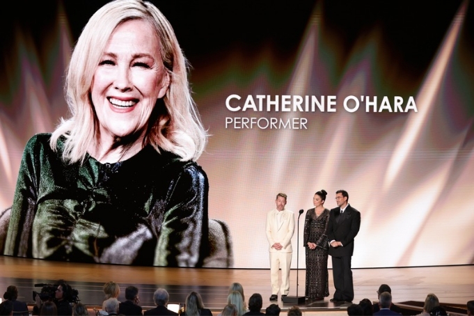 Catherine O’Hara Honored By Macaulay Culkin, Annie Murphy and Dan Levy During Emotional Emmys In Memoriam: ‘She Was Our Mama’