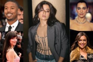 Rashmika Mandanna Joins Michael B. Jordan, Dakota Johnson, Dua Lipa And Irina Shayk for an Ultra-Exclusive Red Carpet Event in Milan (EXCLUSIVE)