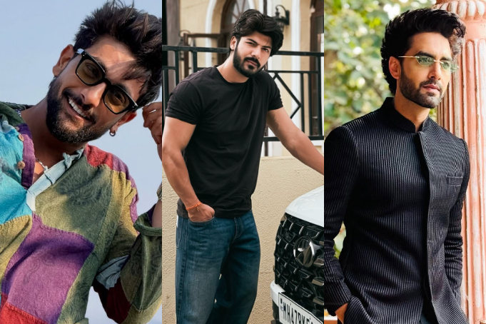 (L-R): Fahmaan Khan, Sheizaan Khan, Rohit Purohit