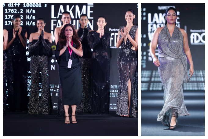 Namrata Joshipura Brings Metallic Magic and Modern Glamour to Lakmé Fashion Week